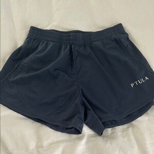 P'tula Blue Mesh Short